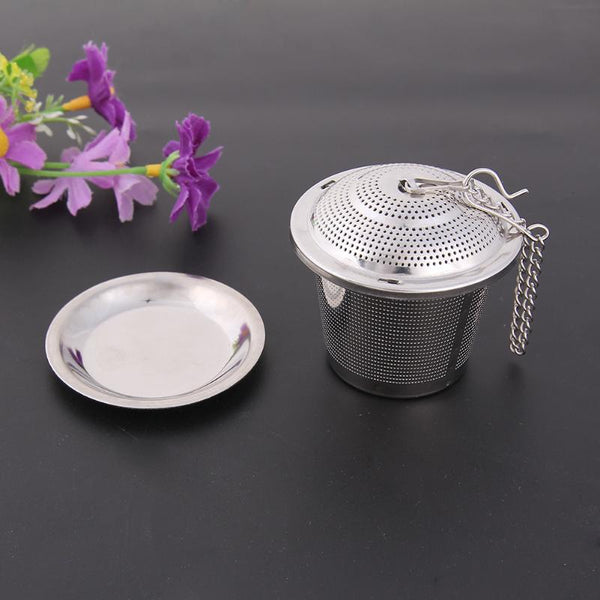 Stainless Steel Tea Infuser Loose Leaf Tea Strainer Herbal Spice Filter Reusable Teaware Tea Spice Tea Pot Accessories