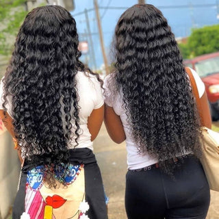 Brazilian Human Hair 30 34 Inch Loose Deep Wave HD Frontal Wigs for Women Curly Human Hair