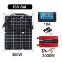 3000W Solar Power System Kit Battery Charger 300W Solar Panel 10 50A