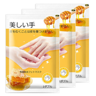30Pair Honey Hand Mask Exfoliating Hands Spa Care Peeling Gloves