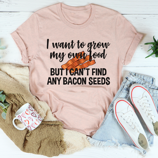 Buy heather-prism-peach I Want to Grow My Own Food T-Shirt