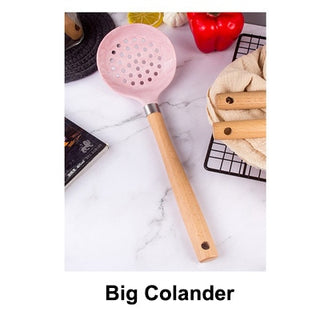 Buy big-colander ATUCOHO Food Grade Silicone Kitchenware Set