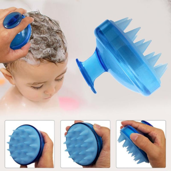 Silicone Hair Brush Shampoo Scalp Brush Comb Head Spa Slimming Massage Brush Body Hair Washing Comb Shower Bath Brush Dropship