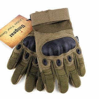 Buy wolf-brown Tactical Gloves with Full Finger Touch