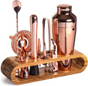 10-Piece Bar Tool Set With Stylish Bamboo Stand