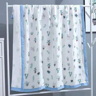 Buy as-picture23 110x120cm 4 and 6 Layers Muslin Bamboo Cotton Newborn Baby Receiving Blanket Swaddling Kids Children Baby Sleeping Blanket