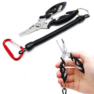 Anti-lost Fishing Pliers Stainless Steel Tools Fishing Line Pliers SP