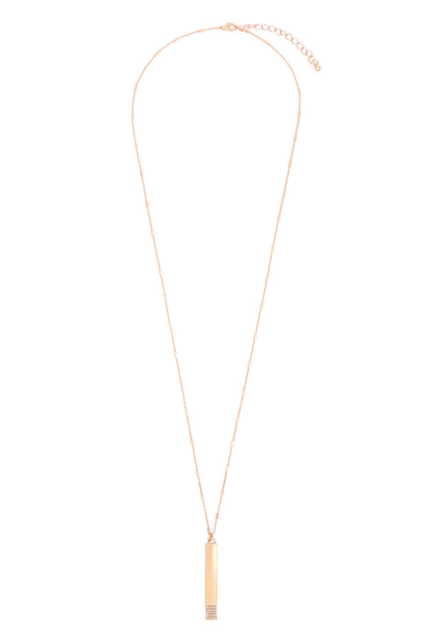 Myn1375 - Bar Pendant Necklace
