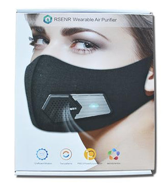 Buy 1-set-of-mask 1 Set Intelligent Electric Mouth Mask Anti-Smog PM2.5 Foam Dust Sports Protection Air Supply Face Mask