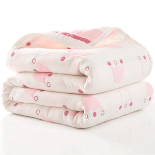 Buy crown-pink Six-Layer Gauze Bath Towel for Children Baby Blankets(size 80*80)