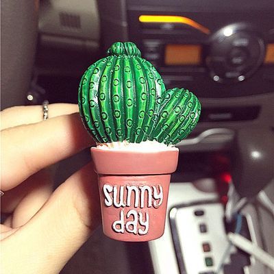 CHIZIYO Car Air Freshener Cactus Plants Perfume Vent Outlet Air Conditioning Fragrance Clip Cute Creative Ornaments