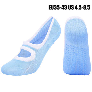 Buy 1-pair5 Hot Breathable Anti-Friction Women Yoga Socks Silicone Non Slip