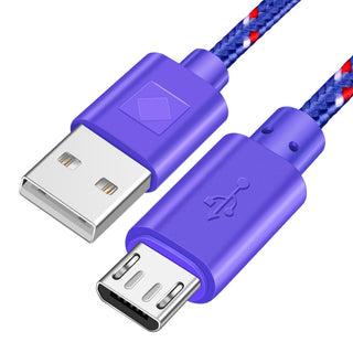 Buy purple OLAF 5V 2.4A Micro USB Cable 1m 2m 3m