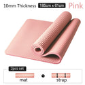 185cm Enlarged Fitness Mat Yoga Mat Men Gym Exercise Mat Esterilla Yoga Tapete Pad Lengthen Non-Slip for Beginner With Yoga Bag