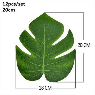 Buy c02-12pcs-20cm 5/10pcs Artificial Gold Green Turtle Leaf Scattered Tail Leaf Fake