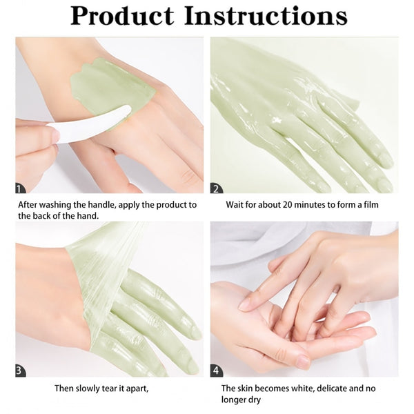 50g Green Tea Lock Water Repair Hand Mask Nourish Moisturizing