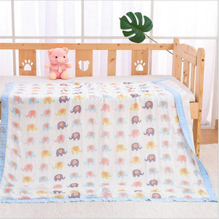 Buy as-picture13 110x120cm 4 and 6 Layers Muslin Bamboo Cotton Newborn Baby Receiving Blanket Swaddling Kids Children Baby Sleeping Blanket
