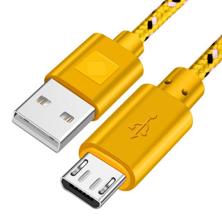 Buy yellow OLAF 5V 2.4A Micro USB Cable 1m 2m 3m