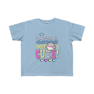Buy light-blue Undeniably Absolutely Positivly Cute Girls Tee