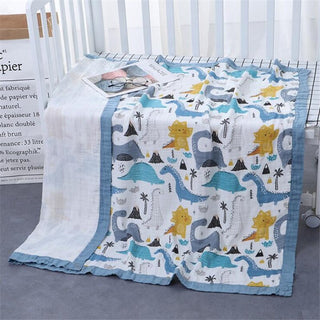 Buy as-picture25 110x120cm 4 and 6 Layers Muslin Bamboo Cotton Newborn Baby Receiving Blanket Swaddling Kids Children Baby Sleeping Blanket