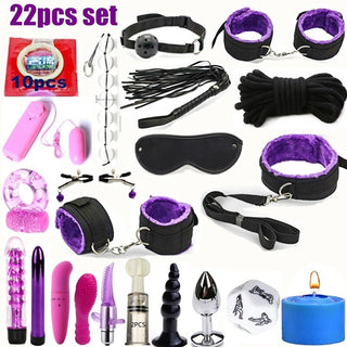 Buy 22pcs-set 23pcs Sexy Lingerie Nylon Bondage Sex Toy Exotic Set