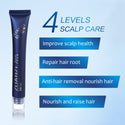 Hair Growth Essence Triple Roller Massager Anti Hair Loss Treatment  30ml×2