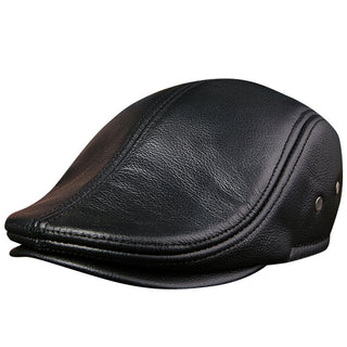 Buy black-cap BUTTERMERE Flat Caps Men Real Leather