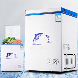 118L Freezer Refrigerator Mini Fridge Vertical Commercial Home Use Mixed Deep Freezer Cabinet Congelador Container 220v/50Hz