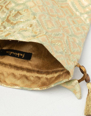 Silk Brocade Potli Bag For Women