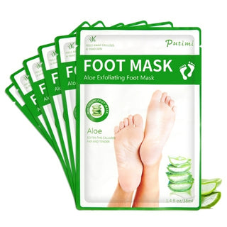 Buy aloe-12pcs 6/8pair Exfoliating Feet Mask Exfoliating Foot Mask Socks Pedicure