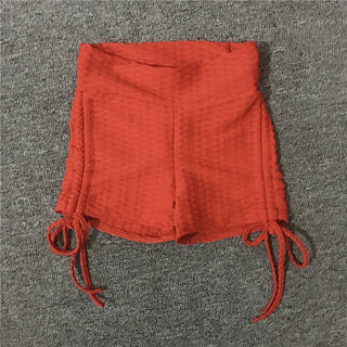Buy cb106-red-shorts 2pcs Yoga Sets Woman Sportswear