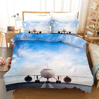 Buy 6 Wishstar 3D Bed Linen Airplane Digital Print