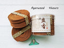 T 48pcs/Box Natural Coil Incense Aromatherapy Fragrance Indoors Indian Buddhist Sandalwood Incense Without Censer