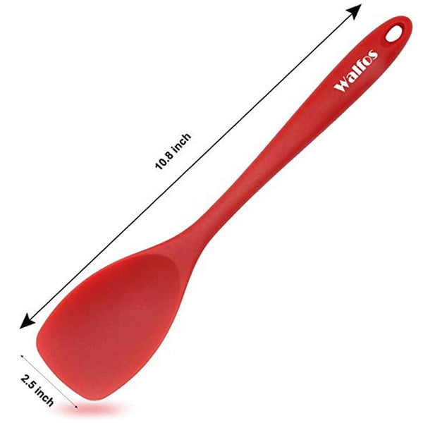 WALFOS Food Grade Silicone Cooking Spoon Essential Heat-Resistant Flexible Nonstick