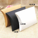 FeiLuanCustom Pillow Gift Box Kraft/Black/White Cardboard Paper Candy Packing Box Mutli Size 20pc Per Lot Custom Logo Cost Extra