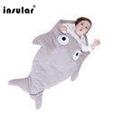 Cute Shark Style Baby Sleep Bag Winer Baby Sleep Sack Warm Baby Blanket Warm Swaddle