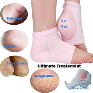 Moisturizing Heel Socks for Cracked Heel - Gel Sock 1 Pair/2pcs