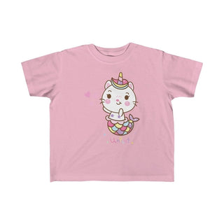 Buy pink Unicat Mermaid Unicorn Kid Girls Tee