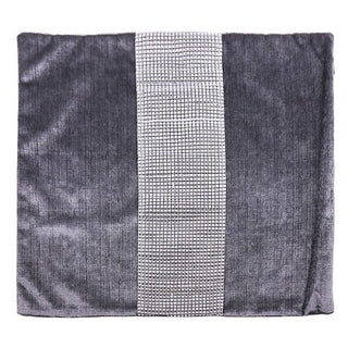 Buy grey 45X45cm Luxury Velvet Fabric Diamond Pillow Cover