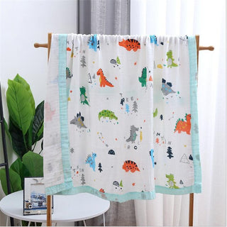 Buy as-picture22 110x120cm 4 and 6 Layers Muslin Bamboo Cotton Newborn Baby Receiving Blanket Swaddling Kids Children Baby Sleeping Blanket