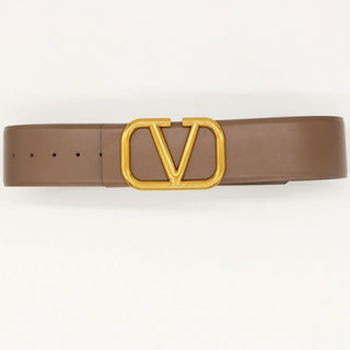 Buy vgrey 7cm Top Quality Women Belt Luxury Gold V Buckle Female Genuine Leather
