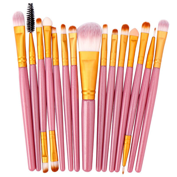 15PCs Makeup Brush Set Cosmetict Makeup for Face Make Up Tools Women Beauty  Professional Foundation Blush Eyeshadow Consealer