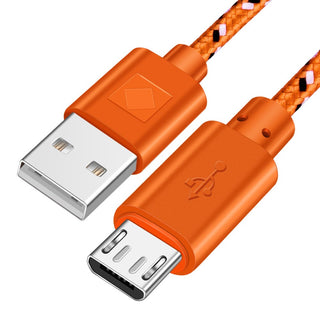 Buy orange OLAF 5V 2.4A Micro USB Cable 1m 2m 3m