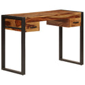 Desk with 2 Drawers 43.3"x19.7"x30.3" Solid Mango Wood