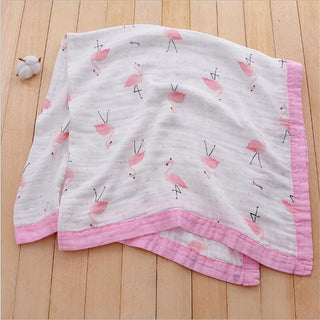 Buy as-picture 110x120cm 4 and 6 Layers Muslin Bamboo Cotton Newborn Baby Receiving Blanket Swaddling Kids Children Baby Sleeping Blanket