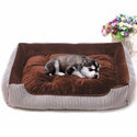 Big Dog Bed Sleep Couch Striped Detachable Dog Cat Mattress for Cats Pitbull Bulldog Sofa Kennels Bedding Pads Pet Supplies