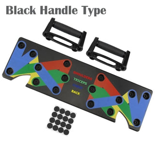 Buy black-handle 9 in 1 Push Up Rack Board Men Women Home