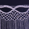 Luxury Tassel Rhinestone Mask for Face