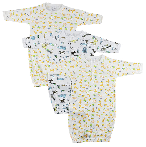 Infant Gowns - 3 Pack