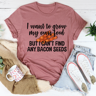 Buy mauve I Want to Grow My Own Food T-Shirt